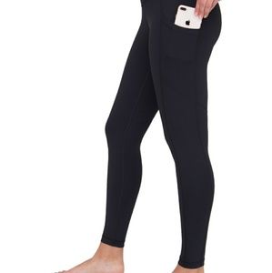 Yogalicious size small black yoga pants with pocke